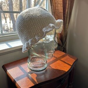 Handmade White Crochet Hat